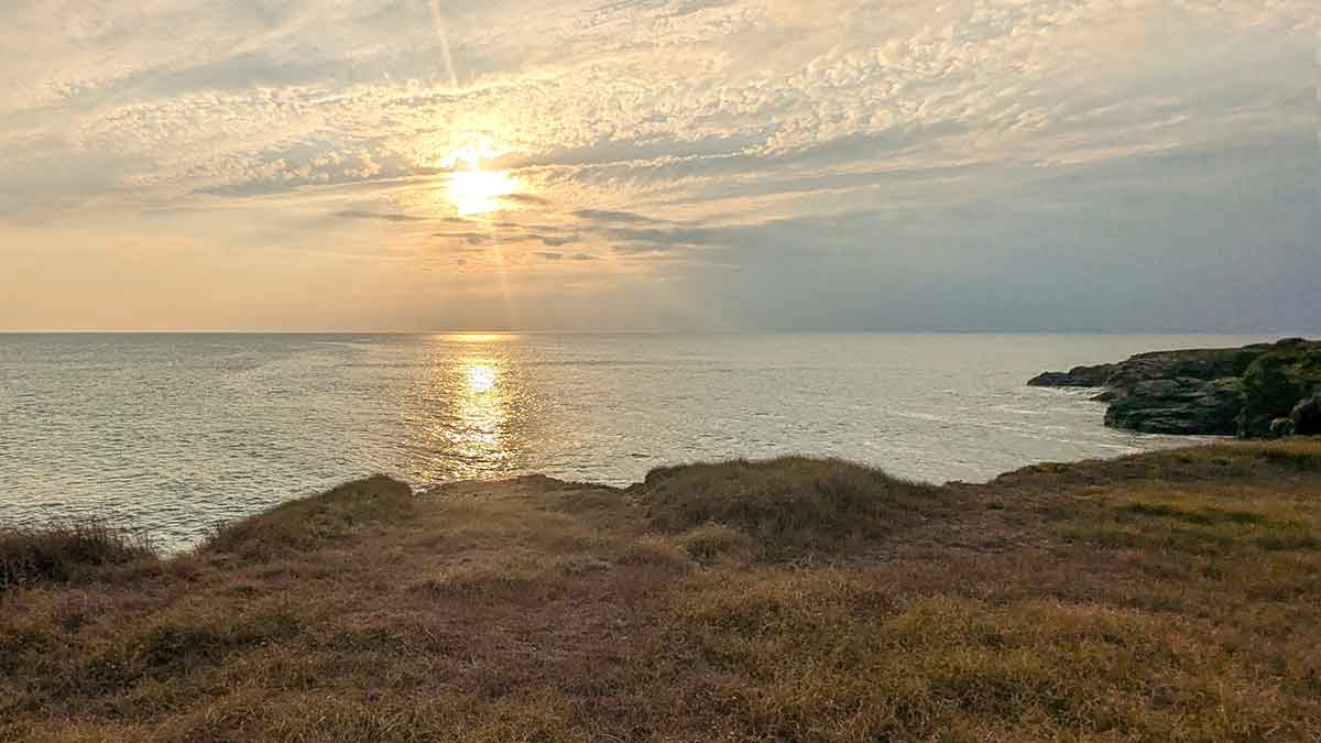 Sundowner an der Atlantikküste